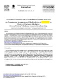 An Experimental Investigation of Machinability of Inconel 718 in Electrical Discharge Machining