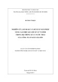 Luận văn tốt nghiệp Đại học: Nghiên cứu, đánh giá và đề xuất giải pháp nâng cao hiệu quả bể xử lý vi sinh trong hệ thống xử lý nước thải của Công ty CP giấy Sài Gòn