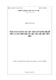 Luận văn Thạc sĩ Xây dựng dân dụng và công nghiệp: Tính toán móng bè cọc theo mô hình hệ số nền có xét đến độ tin cậy của số liệu nền đất