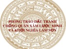 Phong trào đấu tranh chống quân xâm lược Minh và khởi nghĩa Lam Sơn