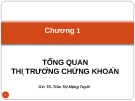 Bài giảng Thị trường chứng khoán: Chương 1 - TS. Trần Thị Mộng Tuyết