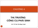 Bài giảng Thị trường chứng khoán: Chương 4 - TS. Trần Thị Mộng Tuyết