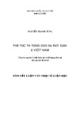 Tóm tắt luận văn Thạc sĩ Luật học: Thủ tục tố tụng dân sự rút gọn ở Việt Nam