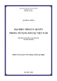 Tóm tắt luận văn Thạc sỹ Luật học: Đại diện theo ủy quyền trong tố tụng dân sự Việt Nam