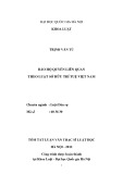 Tóm tắt luận văn Thạc sĩ Luật học: Bảo hộ quyền liên quan theo Luật sở hữu trí tuệ Việt Nam