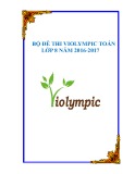 Bộ đề thi Violympic Toán lớp 8 năm 2016-2017