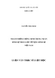 Tóm tắt luận văn Thạc sĩ Luật học: Trách nhiệm chứng minh trong vụ án hình sự theo luật tố tụng hình sự Việt Nam