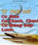  kỹ thuật nuôi cá quả, cá chình, chạch, cá bống bớp, lươn: phần 1