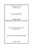 Tóm tắt luận văn Thạc sĩ Toán học: Phương pháp bình phương nhỏ nhất và ứng dụng