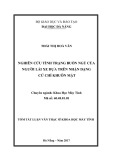 Tóm tắt luận văn Thạc sĩ Khoa học máy tính: Nghiên cứu tình trạng buồn ngủ của người lái xe dựa trên nhận dạng cử chỉ khuôn mặt