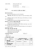 Giáo án Chẩn đoán và điều trị bệnh