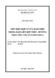 Tóm tắt luận văn thạc sĩ Kỹ thuật: Tiết diện hợp lý của dầm thép trong dầm hợp thép - bê tông theo Eurocode 4