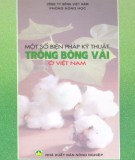  một số biện pháp kỹ thuật trồng bông vải ở việt nam: phần 1