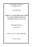 Tóm tắt luận văn thạc sĩ Khoa học: Nghiên cứu tính thơm và phản thơm của một số hợp chất hữu cơ vòng bốn, năm và sáu cạnh