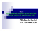 Bài giảng Quản trị chuỗi cung ứng (Supply chain management): Bài 2 - ThS. Nguyễn Kim Anh, ThS. Huỳnh Gia Xuyên