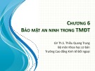 Bài giảng Thương mại điện tử: Chương 6 - ThS. Thiều Quang Trung