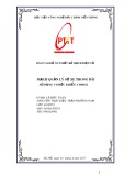 Báo cáo đồ án thiết kế mạch điện tử: Mạch quản lý số xe trong bãi sử dụng vi điều khiển AT89S52