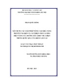 Luận văn Thạc sĩ Kỹ thuật: Xây dựng các giải pháp nâng cao khả năng truyền tải điện và cải thiện chất lượng điện năng của đường dây 220kV mua điện Trung Quốc qua cửa khẩu Lào Cai