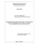 Luận văn Thạc sĩ Quản trị kinh doanh: Một số giải pháp nhằm nâng cao chất lượng đội ngũ cán bộ quản lý của Công ty CP xuất nhập khẩu thủy sản Quảng Ninh