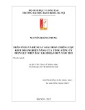 Luận văn Thạc sĩ Khoa học: Phân tích và đề xuất giải pháp chiến lược kinh doanh điện năng của Tổng Công ty Điện lực miền Bắc giai đoạn đến năm 2015