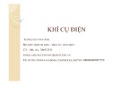 Bài giảng Khí cụ điện (Phần II): Chương 8 - TS. Nguyễn Văn Ánh