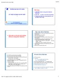 Bài giảng Kỹ thuật vệ sinh chi phí thấp 1 - PGS.TS. Nguyễn Việt Anh
