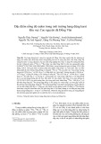 Đặc điểm nồng độ radon trong môi trường hang động karst khu vực Cao nguyên đá Đồng Văn