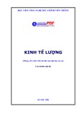 Kinh tế lượng - TS. Trần Ngọc Minh