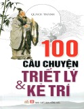  100 câu chuyện về triết lý & kẻ trí: phần 1