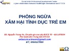 Bài thuyết trình về Phòng ngừa xâm hại tình dục trẻ em