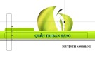 Bài giảng Quản trị bán hàng - Nguyễn Tri Khang Nam
