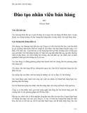 Đào tạo nhân viên bán hàng