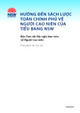 Hướng đến sách lược toàn chính phủ về người cao niên của tiểu bang NSW: Bản tóm tắt Hội nghị bàn tròn về người cao niên