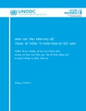 Đánh giá tình hình phụ nữ trong hệ thống tư pháp hình sự Việt Nam: Nhằm hỗ trợ những nỗ lực của Chính phủ hướng tới đảm bảo hiệu quả vấn đề bình đẳng giới trong hệ thống tư pháp hình sự