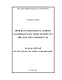 Luận án Tiến sĩ Chủ nghĩa Xã hội khoa học: Bình đẳng giới trong lao động gia đình dân tộc thiểu số miền núi phía Bắc Việt Nam hiện nay