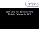 Bài giảng Bệnh võng mạc đái tháo đường - Diabetic retinopalhy (DR)