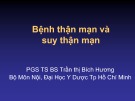 Bài giảng Bệnh thận mạn và suy thận mạn - PGS. TS. BS. Trần thị Bích Hương