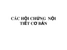 Bài giảng Các hội chứng nội tiết cơ bản