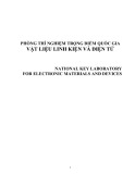 Phòng thí nghiệm trọng điểm quốc gia: Vật liệu linh kiện và điện tử