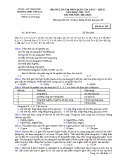 Đề KSCL ôn thi THPT Quốc gia lần 3 môn Hoá học lớp 12 năm 2017 - THPT Yên Lạc - Mã đề 111