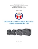 Hướng dẫn thí nghiệm biến tần Siemens Sinamics V20