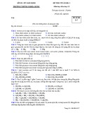 Đề kiểm tra HK 1 môn Hoá học 12 năm 2017 - THPT B Nghĩa Hưng - Mã đề 357