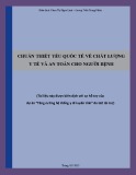 Chuẩn thiết yếu quốc tế về chất lượng y tế và an toàn cho người bệnh