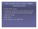Bài giảng Xây dựng các công trình trên đường
