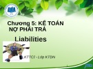 Bài giảng Kế toán tài chính: Chương 5 - Võ Minh Hùng