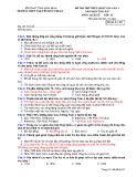 Đề thi thử THPT Quốc gia lần 1 môn Lịch sử lớp 12 năm 2017 - THPT Nguyễn Đức Thuận - Mã đề 357