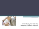 Bài giảng Chăm sóc vết thương - Dương Thị Thảo Như