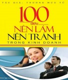  100 điều nên làm nên tránh trong kinh doanh - phần 2