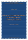 Luận văn Thạc sĩ Sinh học: Dùng tảo xử lý nước thải kênh Tàu Hũ - Bến Nghé trên nền nước ngọt và nước lợ