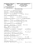 Đề thi HK 1 môn Toán lớp 12 năm 2016 - THPT Lấp Vò 3